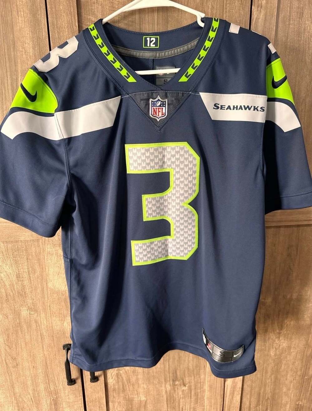 Nike Seattle Seahawks Russell Wilson Size S Jersey NFL On Field